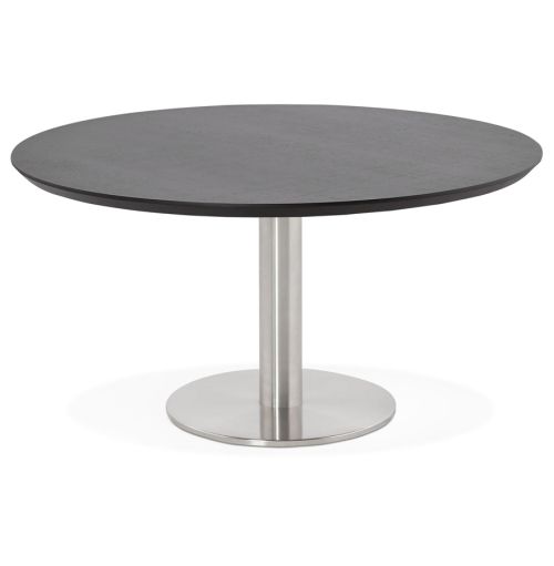 Table basse lounge AGUA noire - Ø 90 cm
