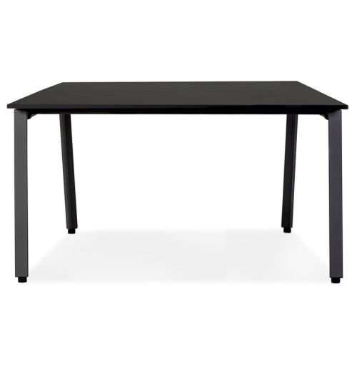 Table de réunion / bureau bench 'AMADEUS SQUARE' noir - 160x160 cm
