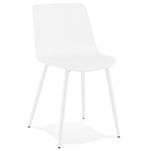 Chaise de cuisine moderne 'BRENDA' blanche