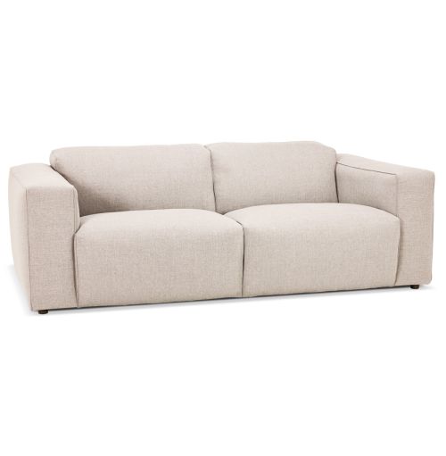 Canapé droit 'CANYON LARGE' beige - canapé 2,5 places design