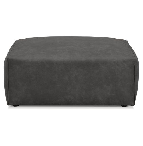 Pouf de canapé design 'COYOT ONE' gris foncé