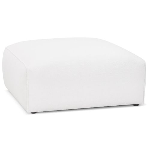 Pouf de canapé design 'KANSAS ONE' blanc