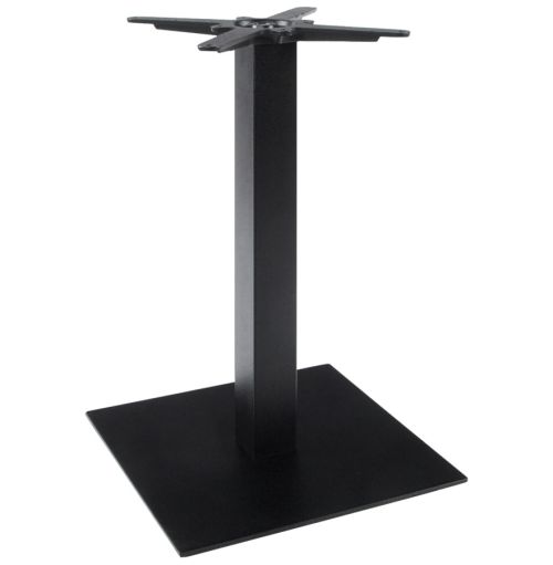 Pied de table 'NERO' 75 noir en métal