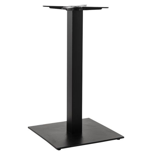 Pied de table 'NERO' 90 en métal peint noir