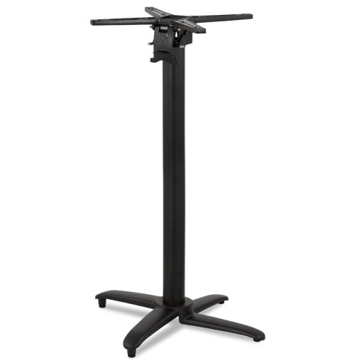 Pied de table 'PRATIK' 110 en aluminium noir intérieur/extérieur