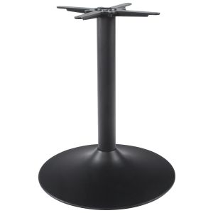 Pied de table 'BLAK' 75 en métal noir