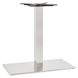 Pied de table 'KARO XL' 75 en acier brossé