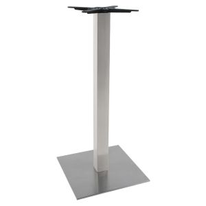 Pied de table 'KARO' 110 en acier brossé