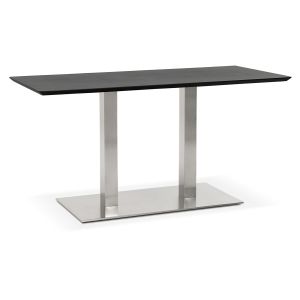 Table / bureau design 'MAMBO' noir - 150x70 cm