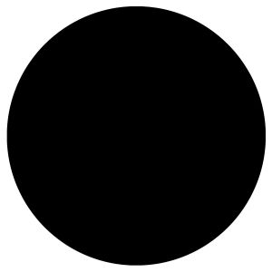 Plateau de table 'RINGO' rond Ø 60cm noir