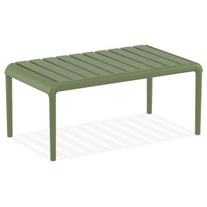 Table basse 'SIDONY XL' verte en matière plastique